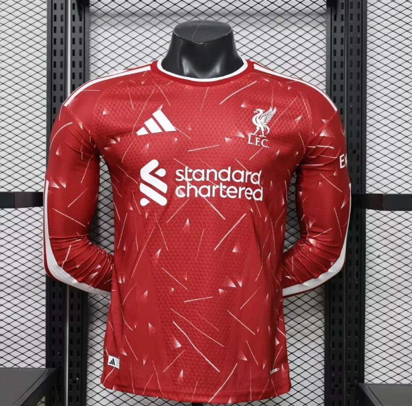 AAA Quality Liverpool 26/27 Home Long Soccer Jersey(Player)